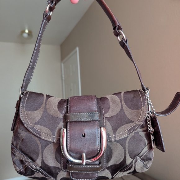 Coach Handbags - Coach Soho Brown Patterned Shoulder Bag